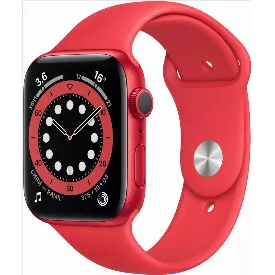 Смарт-часы Apple Watch Series 6 GPS 44 мм, Aluminum Case, красный